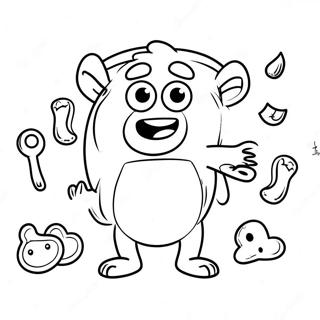 Funny Meme Characters Coloring Page 3842-3168