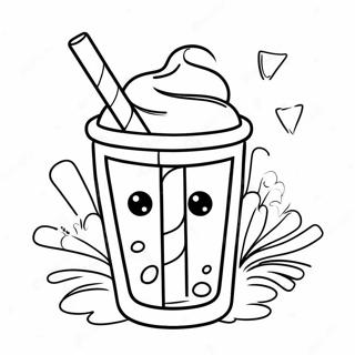 Slushie Coloring Pages