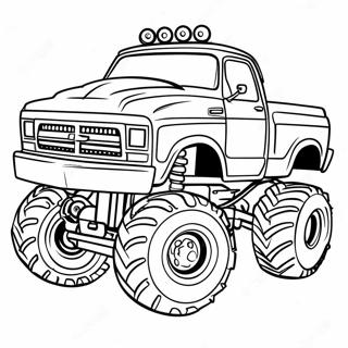 Max D Monster Truck Coloring Page 38463-30910