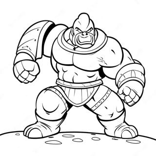 Mighty Juggernaut In Action Coloring Page 38473-30924