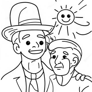 Feliz Dia Del Padre Coloring Pages