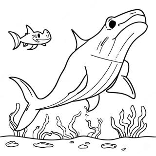 Hammerhead Shark Coloring Pages