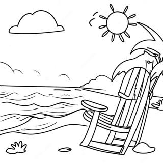 Goodbye Summer Coloring Pages