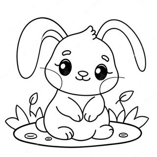 Cute Baby Bunny Coloring Page 38532-30966