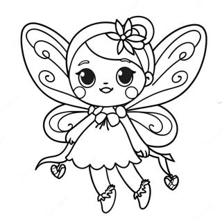 Christmas Fairy Coloring Pages