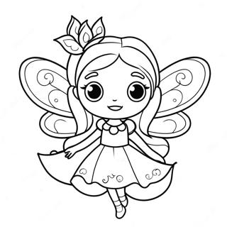 Christmas Fairy Coloring Page 38602-31024