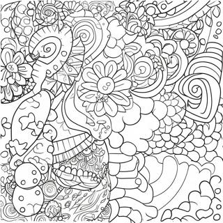 Grunge Aesthetic Coloring Pages