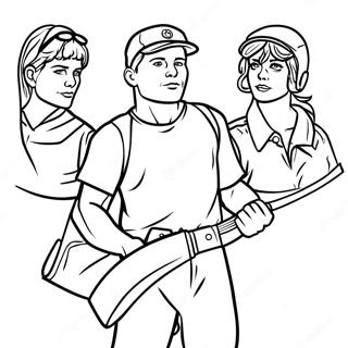 Action Pack Coloring Pages