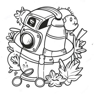 Action Pack Coloring Page 38622-31039