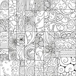 Vintage Grunge Textures Coloring Page 3862-3181