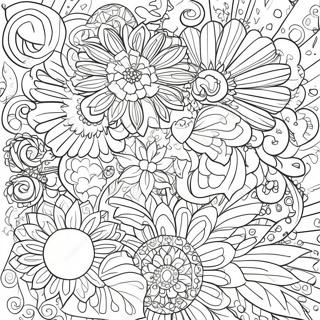 Vintage Grunge Textures Coloring Page 3862-3182