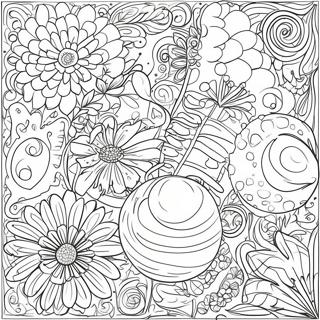 Vintage Grunge Textures Coloring Page 3862-3183