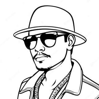 Cool Cholo With Sunglasses Coloring Page 38663-31074