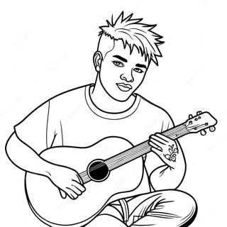 Xxxtentacion Coloring Pages