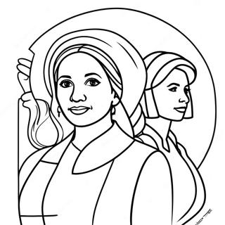 Women S History Month Coloring Page 3871-3186