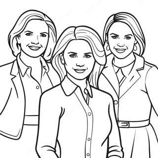 Empowering Women Leaders Coloring Page 3872-3191