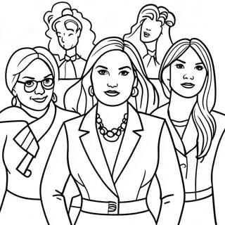 Empowering Women Leaders Coloring Page 3872-3192