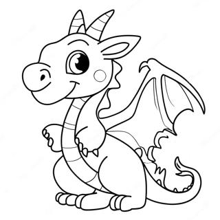 Christmas Dragon Coloring Page 38732-31126