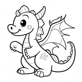 Christmas Dragon Coloring Page 38732-31127