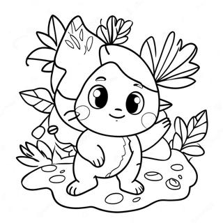 Adventurous Tumble Leaf Characters Coloring Page 38753-31151