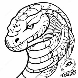 Cobra Kai Hawk Coloring Pages