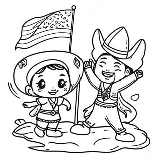 Mexican Independence Day Coloring Page 38813-31195