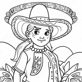 Mexican Independence Day Coloring Page 38813-31196