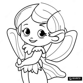 Pixie Coloring Pages