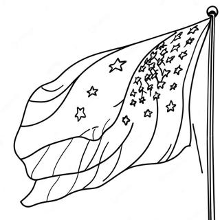 Patriotic Flag Coloring Page 38843-31217