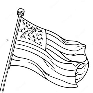 Patriotic Flag Coloring Page 38843-31218