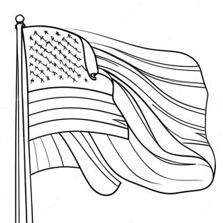 Patriotic Flag Coloring Page 38843-31219