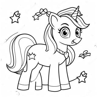 Twilight Sparkle With Christmas Lights Coloring Page 38853-31226