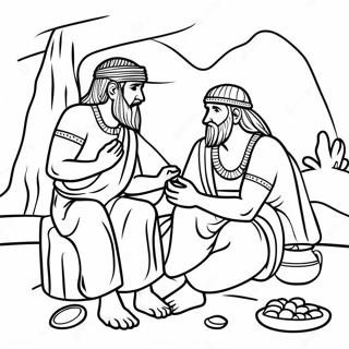 Ancient Mesopotamia Daily Life Coloring Page 38863-31235