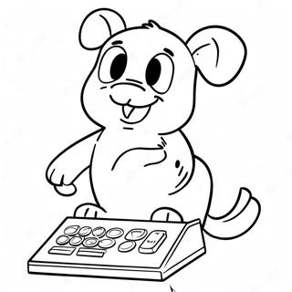 Digit The Number Cruncher Coloring Page 38883-31250