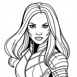 Gamora Coloring Page 38912-31276