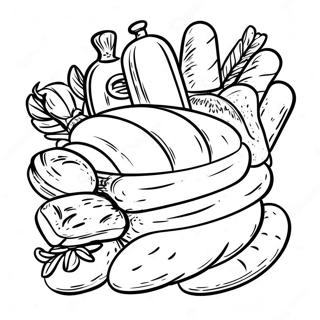 Bread Barbershop Coloring Pages