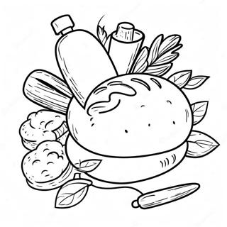 Bread Barbershop Coloring Page 38932-31292