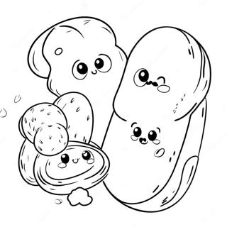 Bread Barbershop Coloring Pages