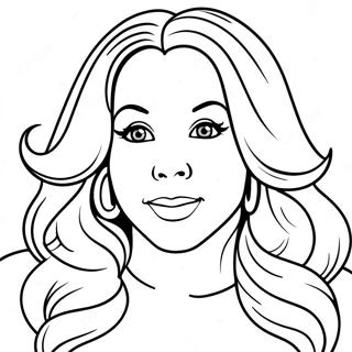 Mariah Carey Coloring Page 38952-31294