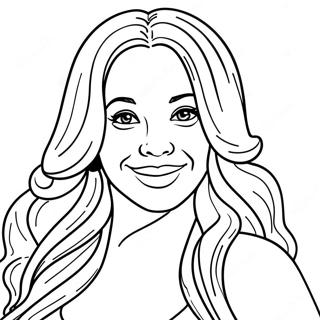 Mariah Carey Coloring Page 38952-31296