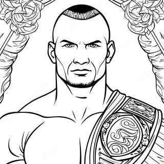 Randy Orton Coloring Pages