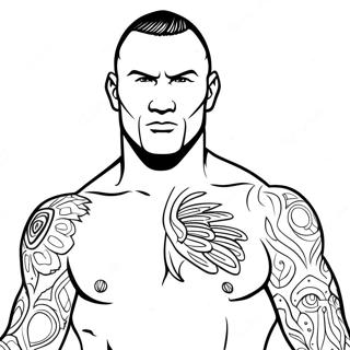 Randy Orton Wwe Coloring Page 38962-31302