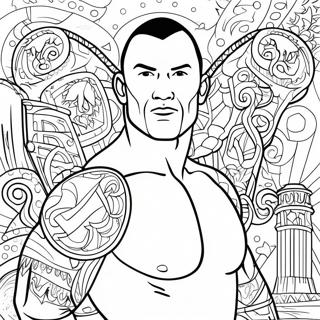 Randy Orton Wwe Coloring Page 38962-31304