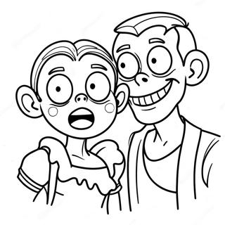 Disney Zombies Coloring Page 38972-31311