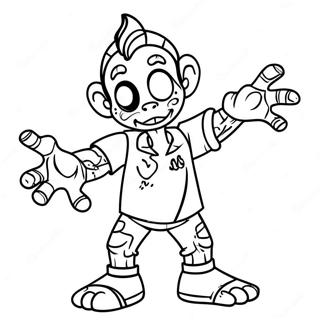 Disney Zombies Coloring Page 38972-31312