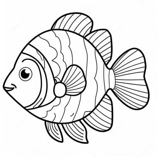 Realistic Tropical Fish Coloring Page 38992-31336