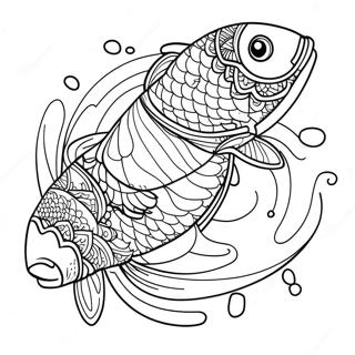 Realistic Fish For Adults Coloring Pages