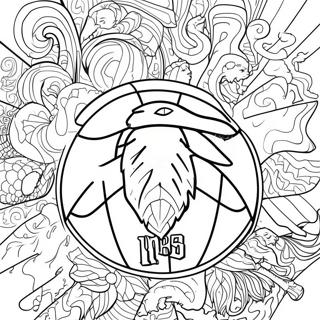 Nba Logo Coloring Pages