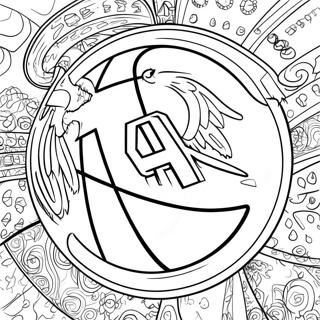 Nba Logo Coloring Page 39002-31330