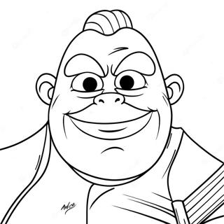 Grimace Coloring Pages